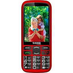 Мобильный телефон Sigma Мobile Comfort 50 Optima USB-C Red UA-UCRF (89064)