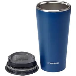 Термокухоль Zojirushi SX-FSE45AD з ситечком 0.45 л Dark Blue - мініатюра 2