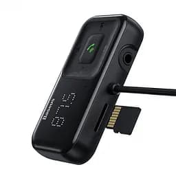 Автомобільний зарядний пристрій FM-Модулятор Baseus T-typed S-16 wireless MP3 car charger