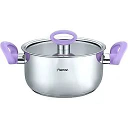 Кастрюля Fissman Veronica со стеклянной крышкой 3.1 л (5446)