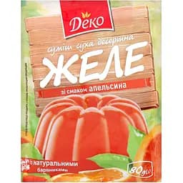 Желе Деко со вкусом апельсина, 80 г (743378)