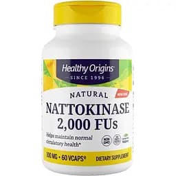 Натуральна добавка Healthy Origins Nattokinase 100 mg 60 вегакапсул