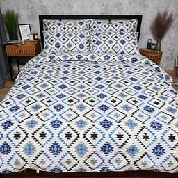 Комплект постільної білизни Moon&Star Дитячий 110x140 см наволочки 2x40x60 см Blue Mosaic Бязь Gold Люкс - мініатюра 6