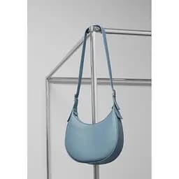 Жіноча шкіряна сумка Vivian блакитний флотар