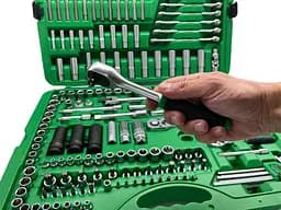 Набір інструменту комбінований 1/4", 3/8", 1/2" 163 од. TOPTUL GCAI163R - мініатюра 2