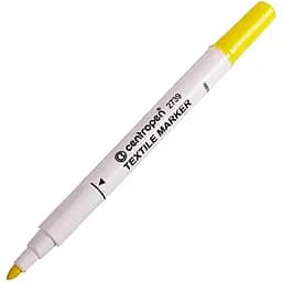 Маркер текстильный Centropen Textile конусообразный 1.8 мм желтый (2739/05)