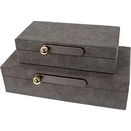 Набір з двох шкатулок 38х18х8.5 см/29х13х8 см (819-008)