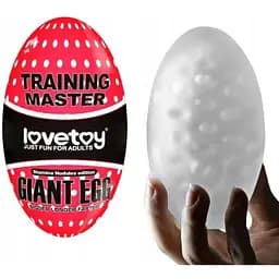 Мастурбатор яйце Lovetoy Giant Egg Stamina Nodules Edition прозорий