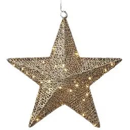 Зірка декоративна Luca Lighting 40 см 50 ламп шампань (8718861662665)