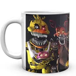 Кружка GeekLand Five Nights At Freddys Пять ночей с Фредди Nightmare Animatronics FN.02.396 330 мл белая