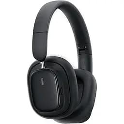 Накладні навушники Baseus Bowie H1i, Noise-Cancellation Wireless Headphones, BT5.3, 3.5mm, 600mAh, 100h, ANC, black - мініатюра 4