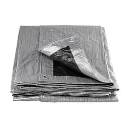 Тент тарпаулиновый Polax 6  10 м, 80 г/м, с люверсами, двусторонняя ламинация (70-114)