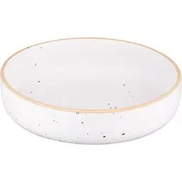 Тарілка супова Ardesto Midori 680 мл 18.5 см біла (AR0118MW)