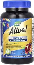 Комплекс для здоров'я чоловіків 50+ Nature's Way Alive! Men's 50+ Gummy, 60 желейок