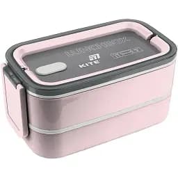 Ланчбокс Kite двойной с пудровым наполнением 1400 мл (K26-183-1)