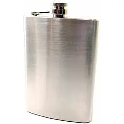 Фляга из нержавеющей стали 14x9x2 см 230 мл