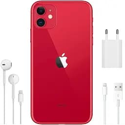 Смартфон iPhone 11 64GB Product Model A2221 Grade B Seller Refurbished Red - мініатюра 6
