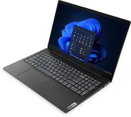 Ноутбук Lenovo V15 15.6' FHD IPS AG, AMD R5-7520U, 16GB, F256GB, UMA, DOS, чорний (82YU00UJRA) - мініатюра 2