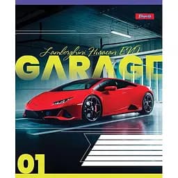 Тетрадь общая 1 Вересня Garage, А5, в клетку, 24 листа (766618)