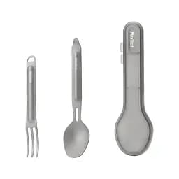 Набір ложка-вилка NexTool Titanium Tableware Set титан