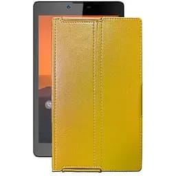 Чохол StatusCASE з екошкіри для планшету Impression ImPad M701 Жовтий