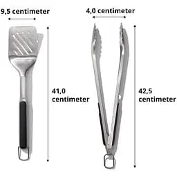 Набір для гриля OXO Good Grips Grilling Turner and Tongs Set (11320200) - мініатюра 4