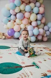 Дитячий двосторонній складаний килимок Poppet Парк і Прогулянка ведмежат, 150х180 см (PP002-150) - мініатюра 10