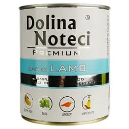 Влажный корм для собак Dolina Noteci Premium с ягнятиной 800 г