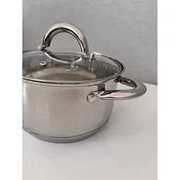 Каструля Vinnarc нержавіюча з кришкою 3.6 л (5436-VN  satin) - мініатюра 4