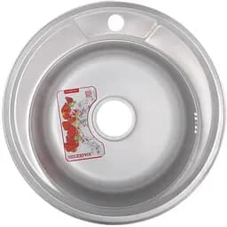 Мойка кухонная ZERIX Z490-08-180D decor (ZX1585)