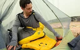 Вкладиш в спальник Sea to Summit Reactor Lightweight Liner, Long 198 Сірий - мініатюра 6
