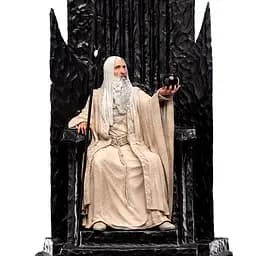 Статуетка Lord of The Rings Saruman the White on Throne Statue 1/6 scale (Володар перснів) 110 см - мініатюра 6