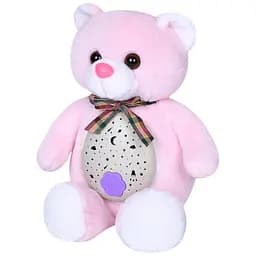 Ночник детский Limo Toy HB 0046 ABC Мишка плюшевый с проектором 8 колыбельных розовый