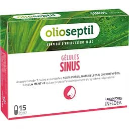 Комплекс Olioseptil Гайморові пазухи - 7 ефірних олій 15 капсул