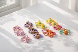 Набір дитячих гумок для волосся 20 шт.