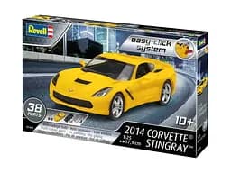 Конструктор Revell автомобіль 2014 Corvette Stingray 1:25 жовтий 07449 - мініатюра 7
