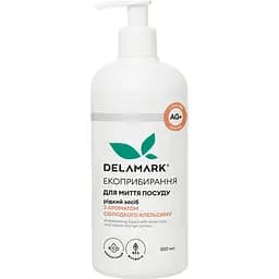 Засіб для миття посуду DeLaMark Солодкий апельсин з іонами срібла 500 мл