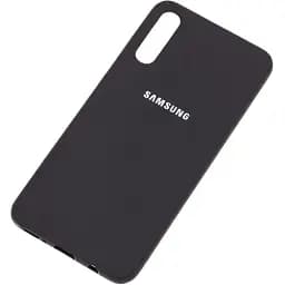 Чохол-накладка 2E для Samsung A50 2019 a505 Soft Case чорний з ворсом - мініатюра 5