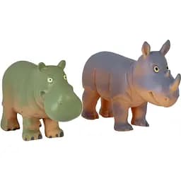 Набор игрушек Baby Team Животные сафари 2 шт. (8755_набор с бегемотом)