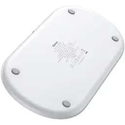 Бездротовий зарядний пристрій Baseus Smart 3 в 1 (Phone + Watch + Pods) 18W WX3IN1-C02 White - мініатюра 3