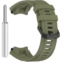Ремінець DK для Xiaomi Amazfit T-Rex 3 Silicone Sport Band Classic (green) - мініатюра 2