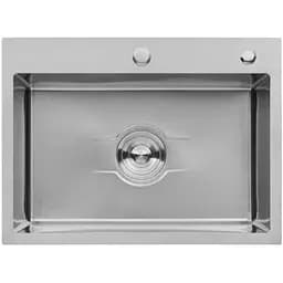 Кухонная мойка Kroner KRP Derby - 5843HM Brush (2,5/0,5 мм) (CV027235)