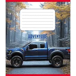 Тетрадь ученическая "Пикап" Leader 024-560060L-4 в линию, 24 листа