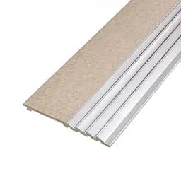 Рейка декоративна Wall Sticker PS 2900х160х11 мм Бежева зі сріблом SW-00002150-