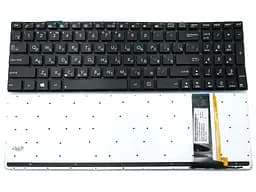Клавіатура для ASUS G550, G550JK, G550JX, Q550, N550, N56, N56DP(UA Black з підсвічуванням). Оригінал.