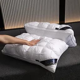 Подушка тісто з поліефірного волокна Hotel pillow 19534 50х70 см біла - мініатюра 6