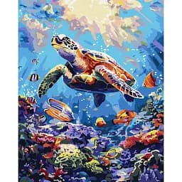 Картина по номерам "Морское спокойствие" ©art_selena_ua Ideyka KHO6660, 40х50 см