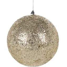 Прикраса декоративна Elendekor куля 20 см срібло (877-116)