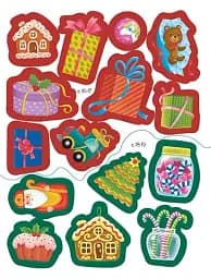 Різдвяні наліпки. Моя сніжна книжка наліпок - мініатюра 7