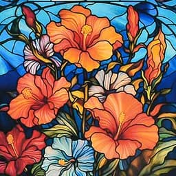 Алмазная мозаика Strateg ПРЕМИУМ Цветочный калейдоскоп размером 30х30 см не полная выкладка (DEEX16296)